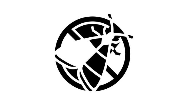 moth control glyph icon animation