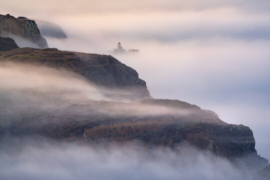 Point Bonita Lighthouse in the Marin Headlands, near San Francisco, California.