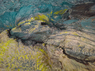 Amazing nature in Iceland - Autumn 2022, vulcaninc landscapes with cliffs and mountains