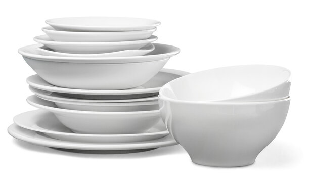 Stack of Dishes and Bowls