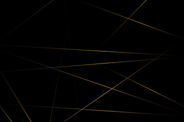 Abstract black with gold lines, triangles background modern design. Vector illustration EPS 10.