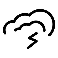 Editable weather ui icons vector illustrations