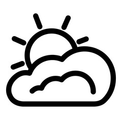 Editable weather ui icons vector illustrations