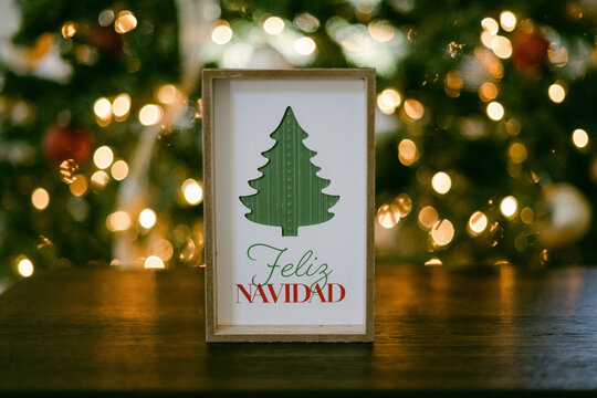 Feliz navidad sign