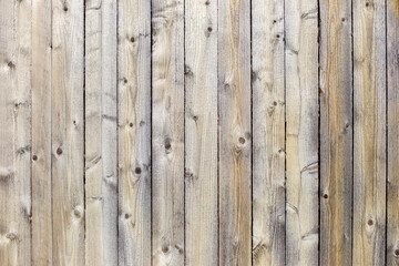 Obraz premium Vertical grey wooden background. Old grey wooden fence texture. Old wood texture background