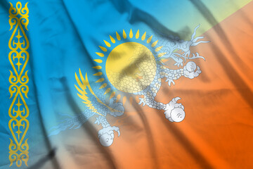 Kazakhstan and Bhutan official flag international relations  KAZ