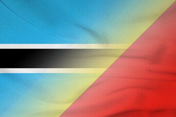 Botswana and Republic of the Congo government flag transborder contract COD BWA