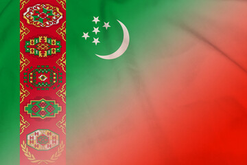 Turkmenistan and East Timor government flag transborder negotiation  TKM