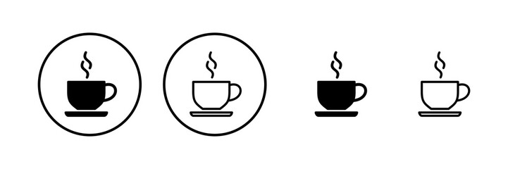 coffee cup icon vector illustration. cup a coffee sign and symbol