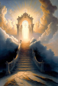 Stairway To Heaven Stock Illustrations – 2,963 Stairway To Heaven