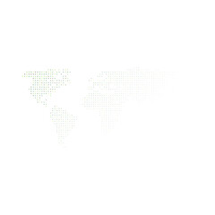 Fototapeta premium World Map Silhouette Pixelated generative pattern illustration