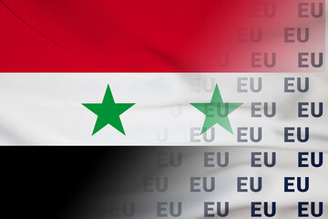 Syria flag EU symbol agreement