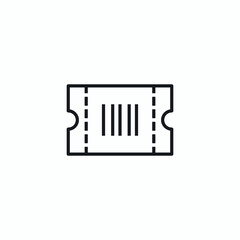 Bar Code Ticket Label icon