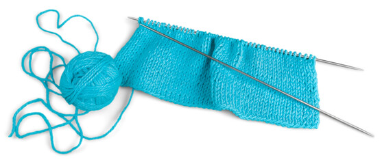 Ball of Wool and Knitting Needles