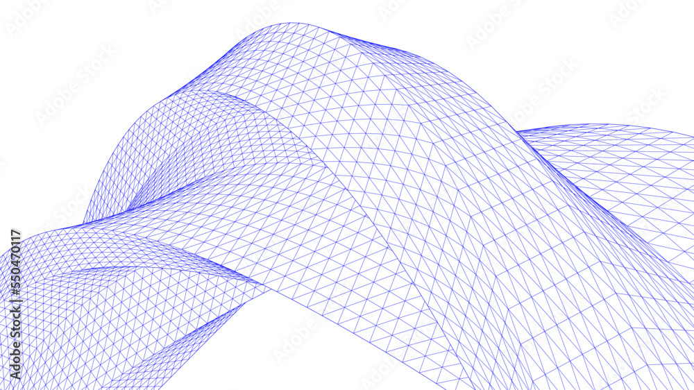 Canvas Prints abstract geometric 3d background vector illustration