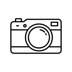 Digital camera icon for photography