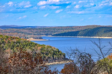  A beautiful fall day on Norfork Lake in Mountain Home, Arkansas  © Eric