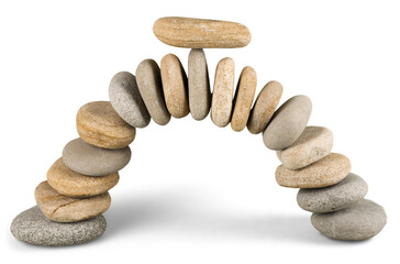 Arch Made of Pebbles