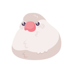 Isolated cute bird icon Animal Vector