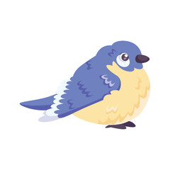 Isolated cute bird icon Animal Vector