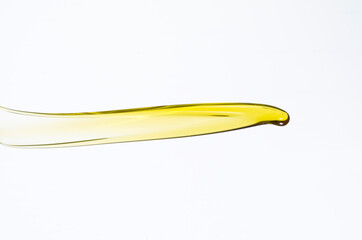 Color liquid splash in the studio