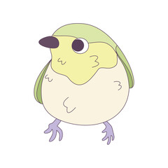 Isolated cute bird icon Animal Vector