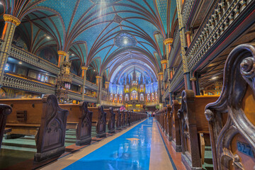 Notre-Dame Basilica of Montreal Canada	