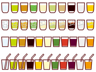 コップドリンク水平