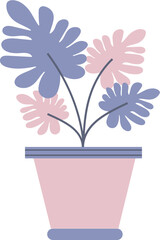 A potted plant illustration