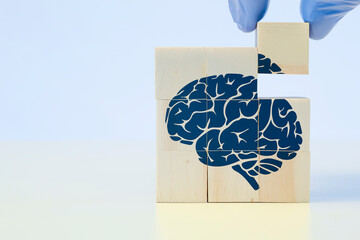 Concept for mental health, alzheimer awareness, seizure disorder, happy hormones, brain chemicals,...