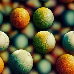 seamless colorful balls background