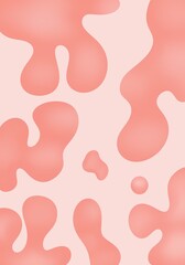 Pink Fluid Abstract Illustration
