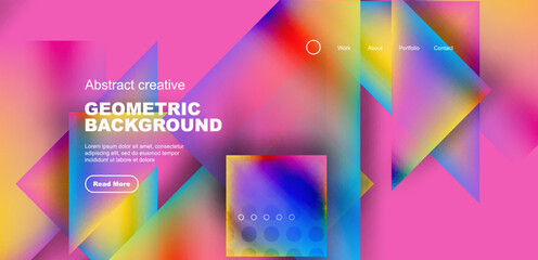 Triangle abstract background. Vector Illustration For Wallpaper, Banner, Background, Card, Book Illustration, landing page