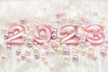 The number 2023 symbolizes the coming year 2023