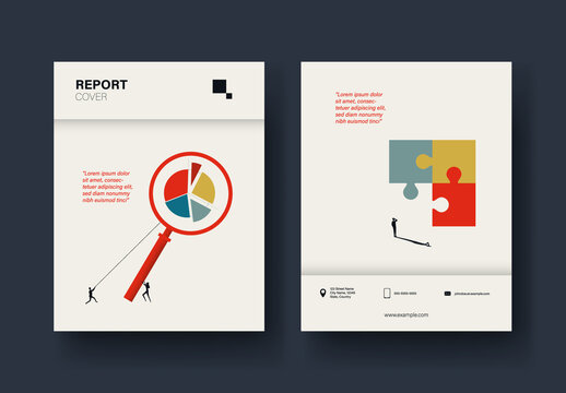 Business Analysis Report Cover Template