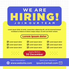 We are hiring social media post promotion