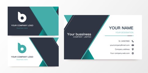 Bussiness Card For Company simple Vector Illustration