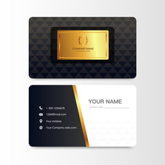 Business card for company simple.Luxury background vector Illustration