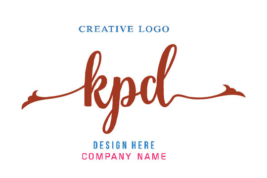 KPD lettering, perfect for company logos, offices, campuses, schools, religious education