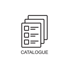 catalogue icon , business icon vector