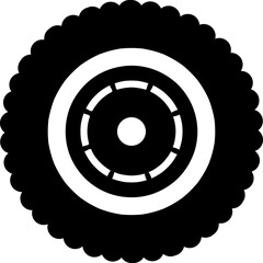 car wheels icon vector design template on white background..eps