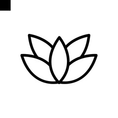 lotus icon vector