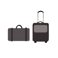 luggage isolated vector illustration