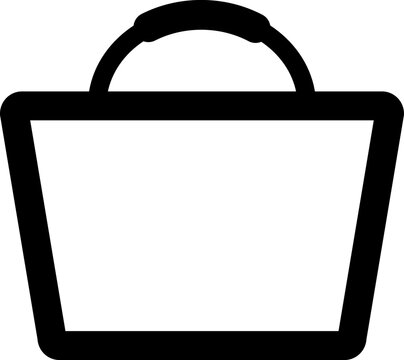 recommend clip art: 白いカバンのシンプルなイラストアイコン