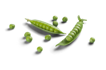 Green Peas in Pods