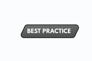 best practice button vectors. sign  label speech bubble best practice
