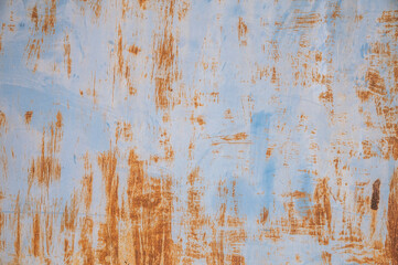 Rusty white sheet of metal textures backgrounds.