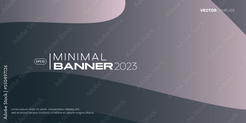 Poster abstract minimal background with place for text. the minimal layout design template with gradient co