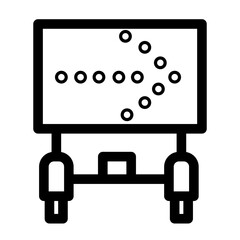 Arrow Highway Road Sign