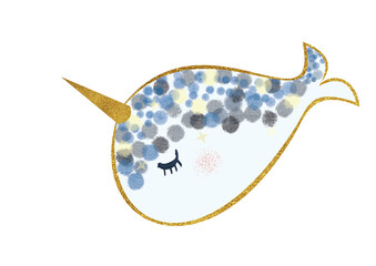 Whimsical Narwhal © Jessica